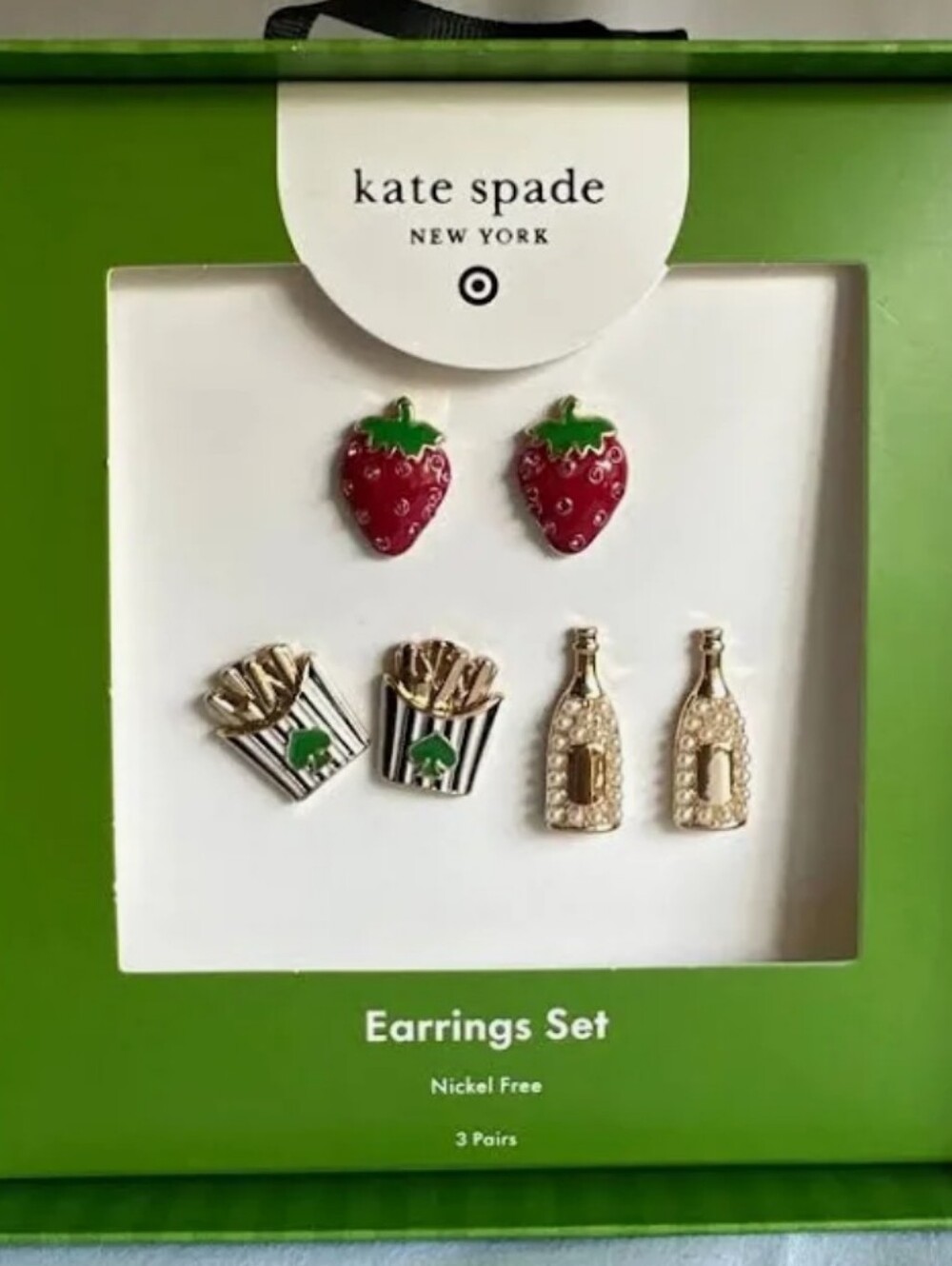 KATE SPADE X TARGET 3 SETS OF EARRINGS